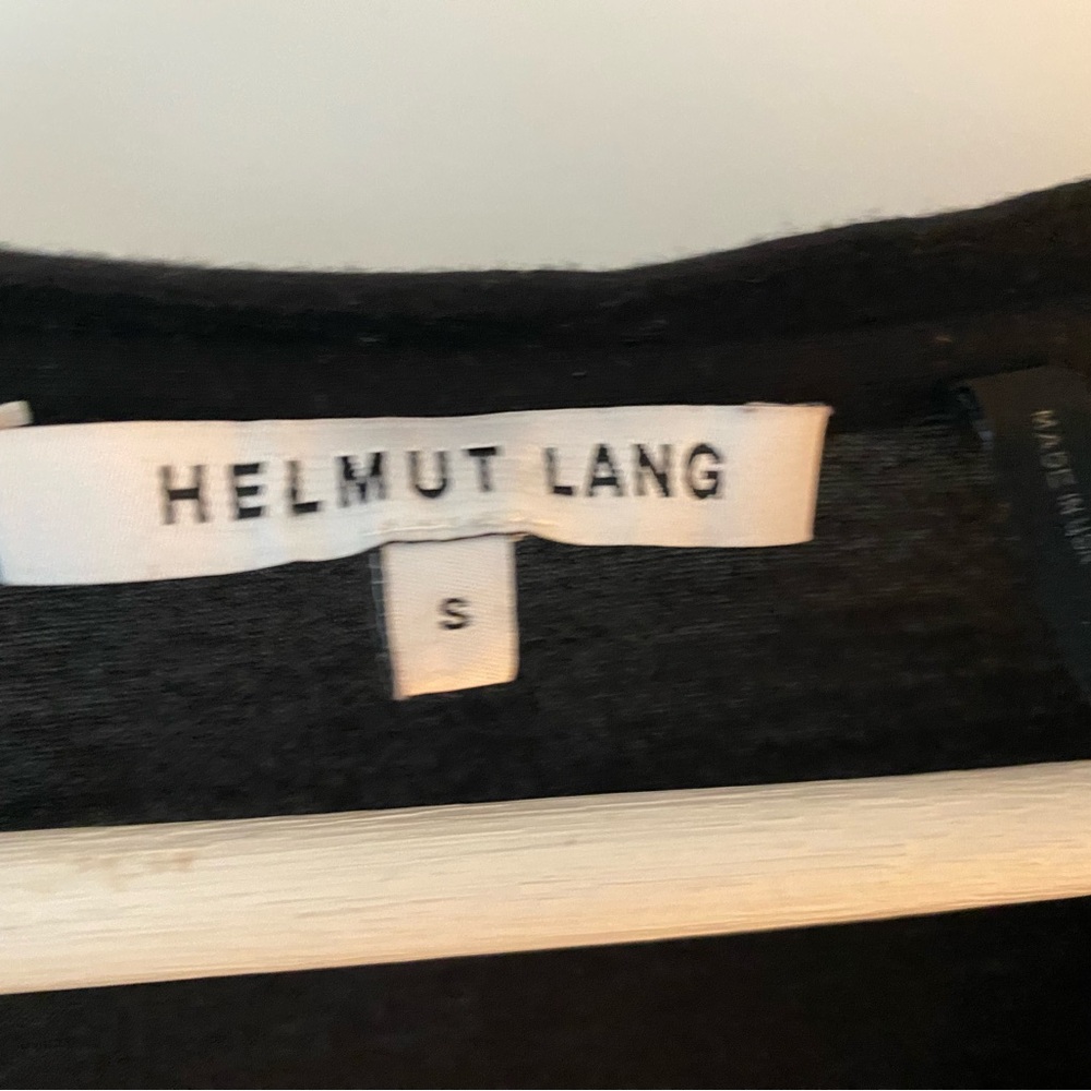 HELMUT LANG draped back t shirt, Small